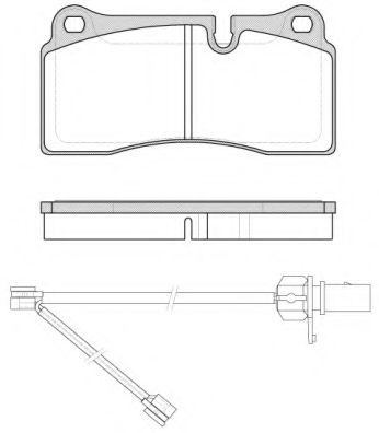 Тормозные колодки WOKING P8833.21