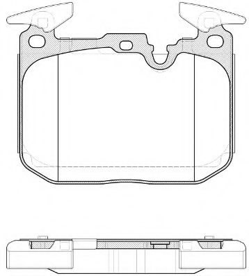Тормозные колодки WOKING P15913.10
