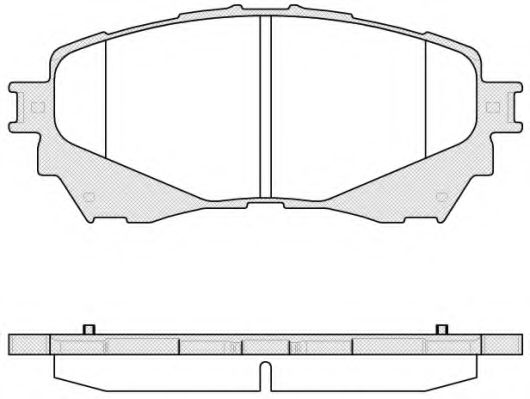 Тормозные колодки WOKING P14383.04
