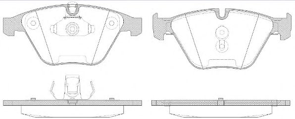 Тормозные колодки WOKING P9573.50