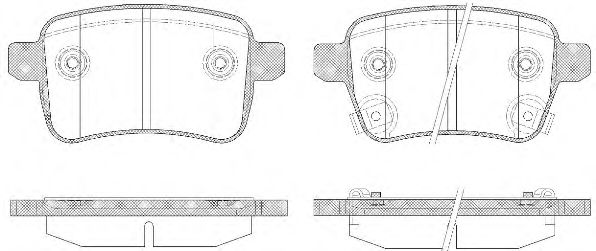 Тормозные колодки WOKING P15503.12