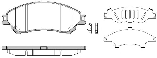 Тормозные колодки WOKING P14893.02