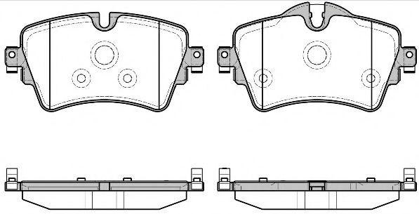 Тормозные колодки WOKING P14993.08