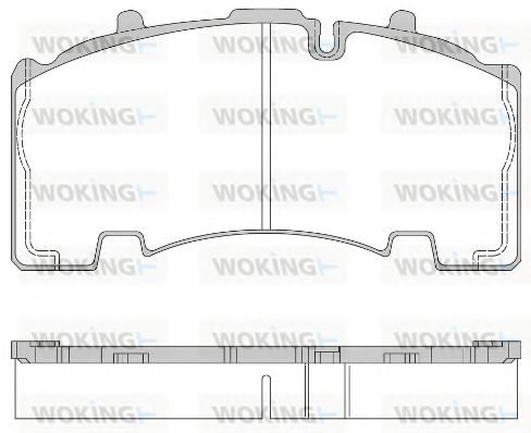 Тормозные колодки WOKING JSA 14553.10