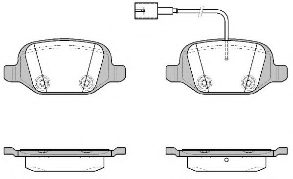Тормозные колодки WOKING P6273.22