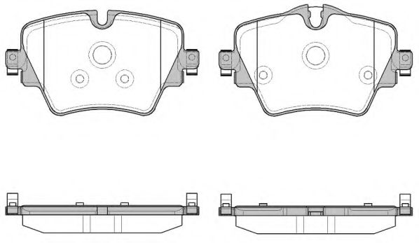 Тормозные колодки WOKING P17253.08