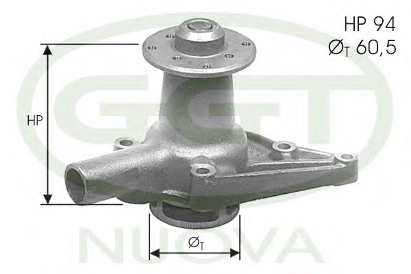 Водяной насос ggt PA12004