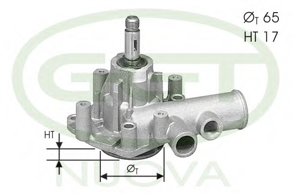 Водяной насос ggt PA00019