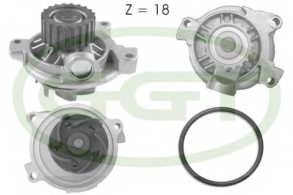 Водяной насос ggt PA10738