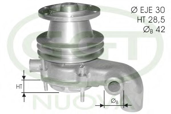 Водяной насос ggt PA12030