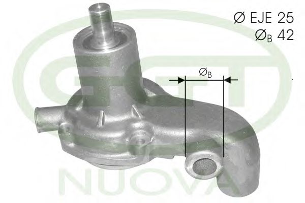 Водяной насос ggt PA12036