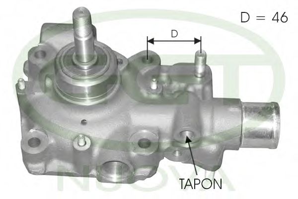 Водяной насос ggt PA11242