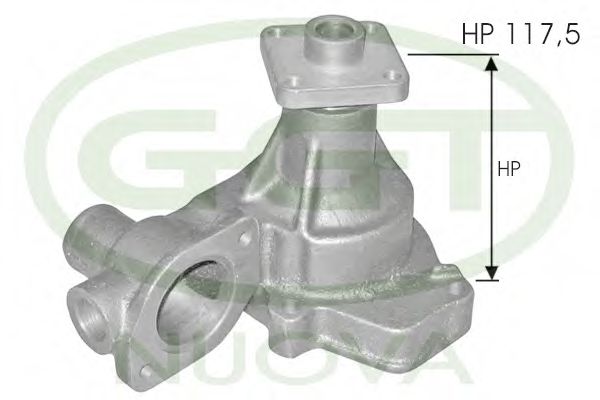 Водяной насос ggt PA12050