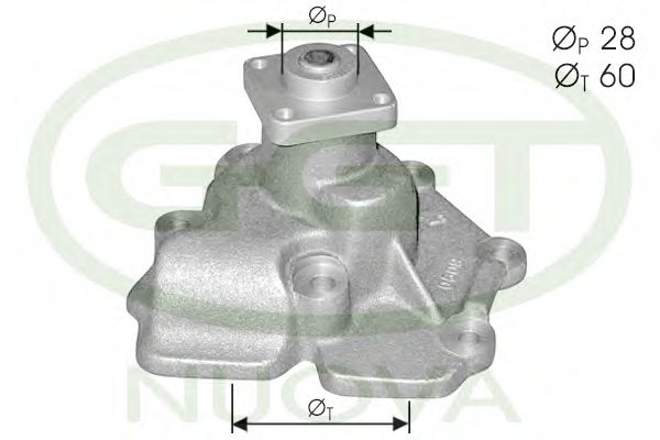Водяной насос ggt PA10506