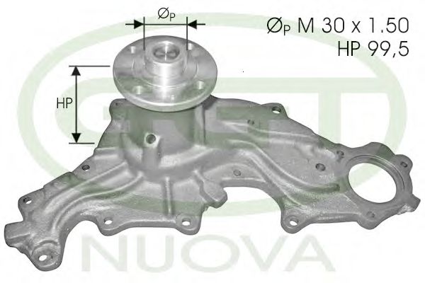 Водяной насос ggt PA10901