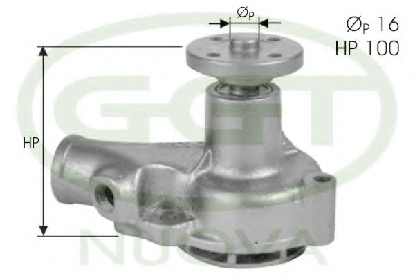 Водяной насос ggt PA12384