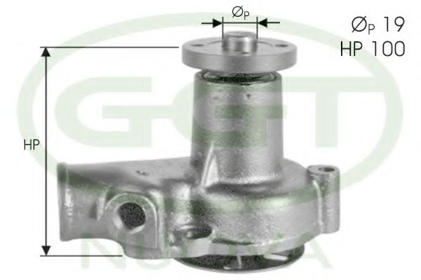 Водяной насос ggt PA00008