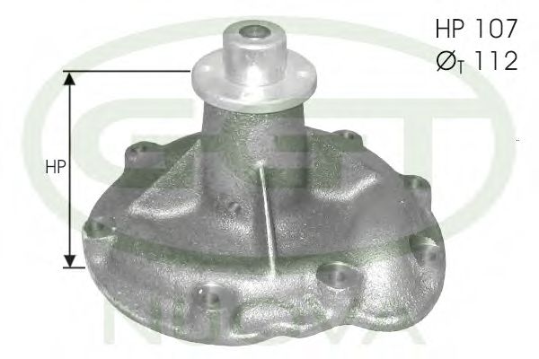 Водяной насос ggt PA11220