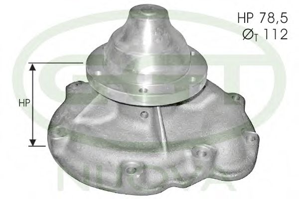 Водяной насос ggt PA12088