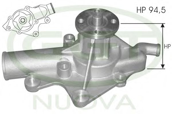 Водяной насос ggt PA12093