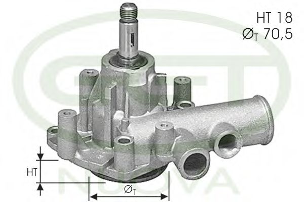 Водяной насос ggt PA12129