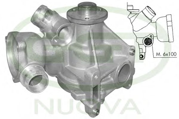 Водяной насос ggt PA12133