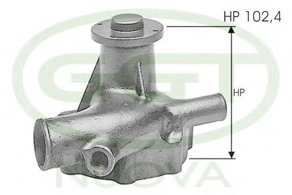 Водяной насос ggt PA10821