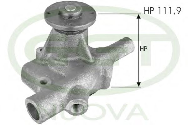 Водяной насос ggt PA12332