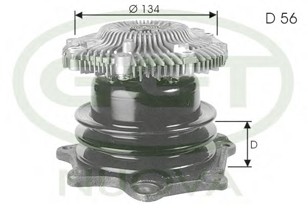 Водяной насос ggt PA12158