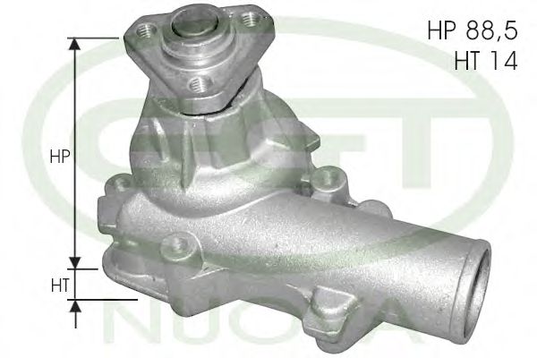 Водяной насос ggt PA00280
