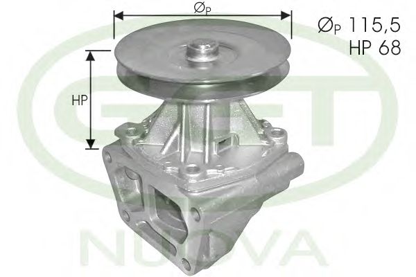 Водяной насос ggt PA10021