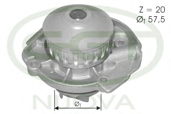 Водяной насос ggt PA10771