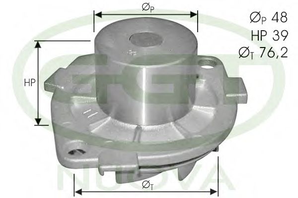 Водяной насос ggt PA10746