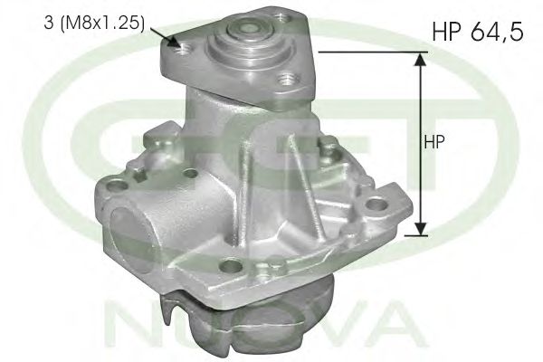Водяной насос ggt PA11274
