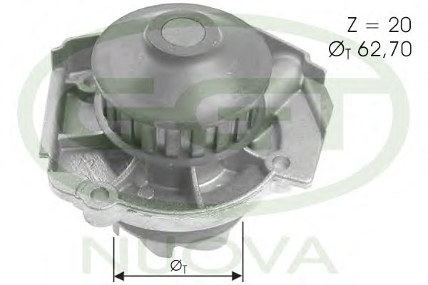 Водяной насос ggt PA10048