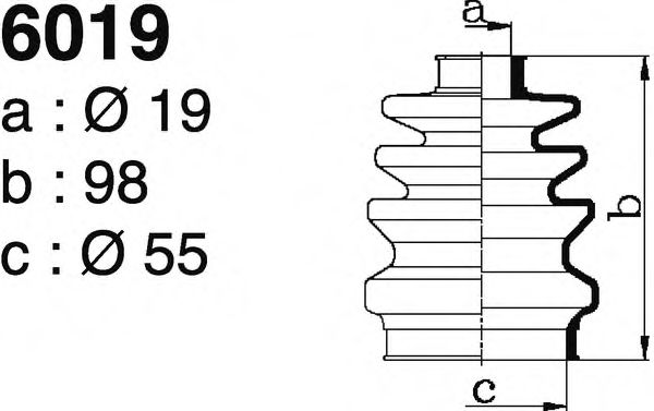 Комплект пыльника шруса GM 96489856