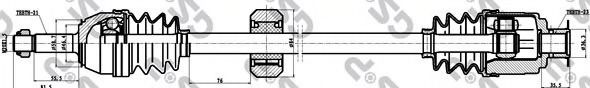 Полуось в сборе GSP 250014