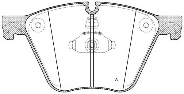 Тормозные колодки BMW 34116791527 Тормозные колодки BMW 34116791527