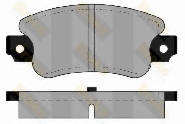 Тормозные колодки brakeengineering PA229