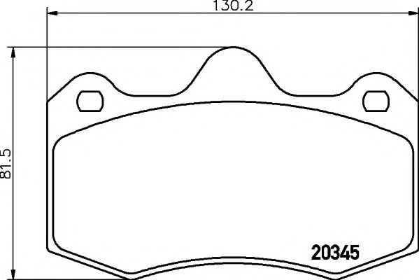 Тормозные колодки TEXTAR 2034503
