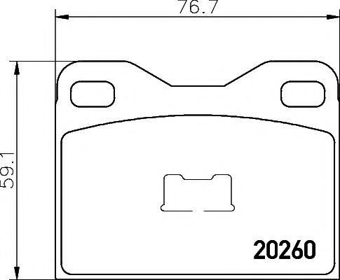 Тормозные колодки TEXTAR 2026003