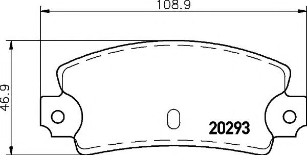 Тормозные колодки TEXTAR 2029301