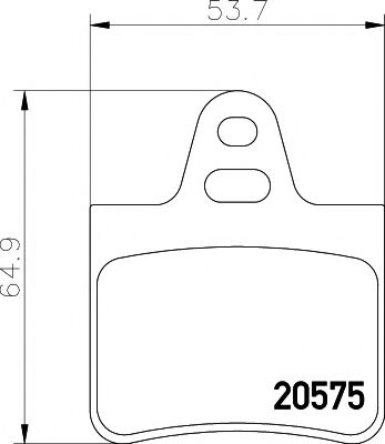 Тормозные колодки TEXTAR 2057511