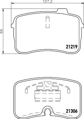 Тормозные колодки TEXTAR 2121901