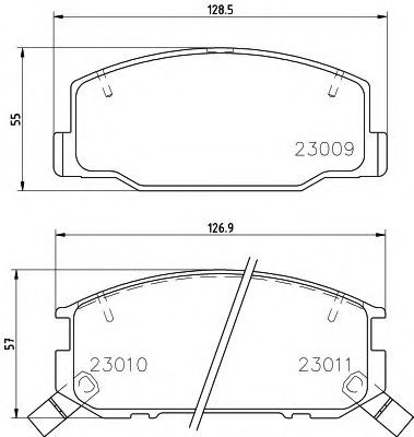 Тормозные колодки TEXTAR 2300901