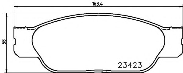 Тормозные колодки TEXTAR 2342301