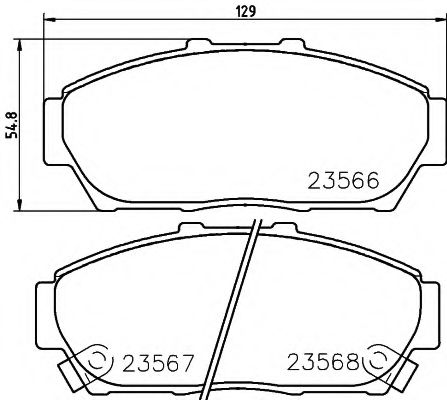 Тормозные колодки TEXTAR 2356601
