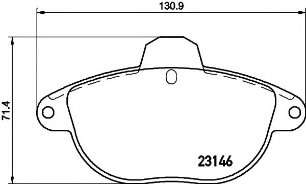 Тормозные колодки TEXTAR 2314601