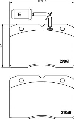 Тормозные колодки TEXTAR 2904101