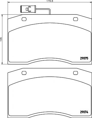 Тормозные колодки TEXTAR 2907503